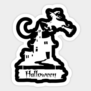 Pumpkin Halloween Witch Party Costume Gift Sticker